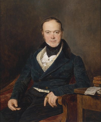 Portrait of the Banker August Walter by Ferdinand Georg Waldmuller